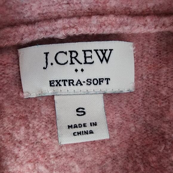 J. Crew Extra-Soft Wool Blend Baby Pink V-Neck Cardigan Sweater | Women's Small - Picture 11 of 12